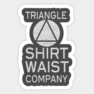 Triangle Shirt Waist Factory vintage tee Sticker